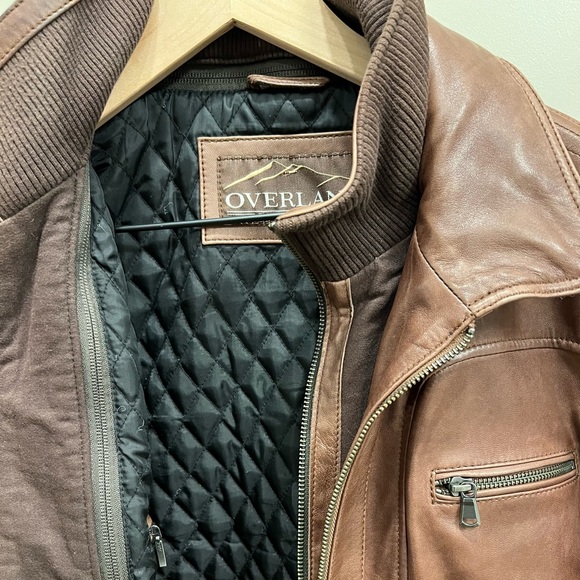 Overland Jackets & Coats Mens Brown Leather Overland Jacket S